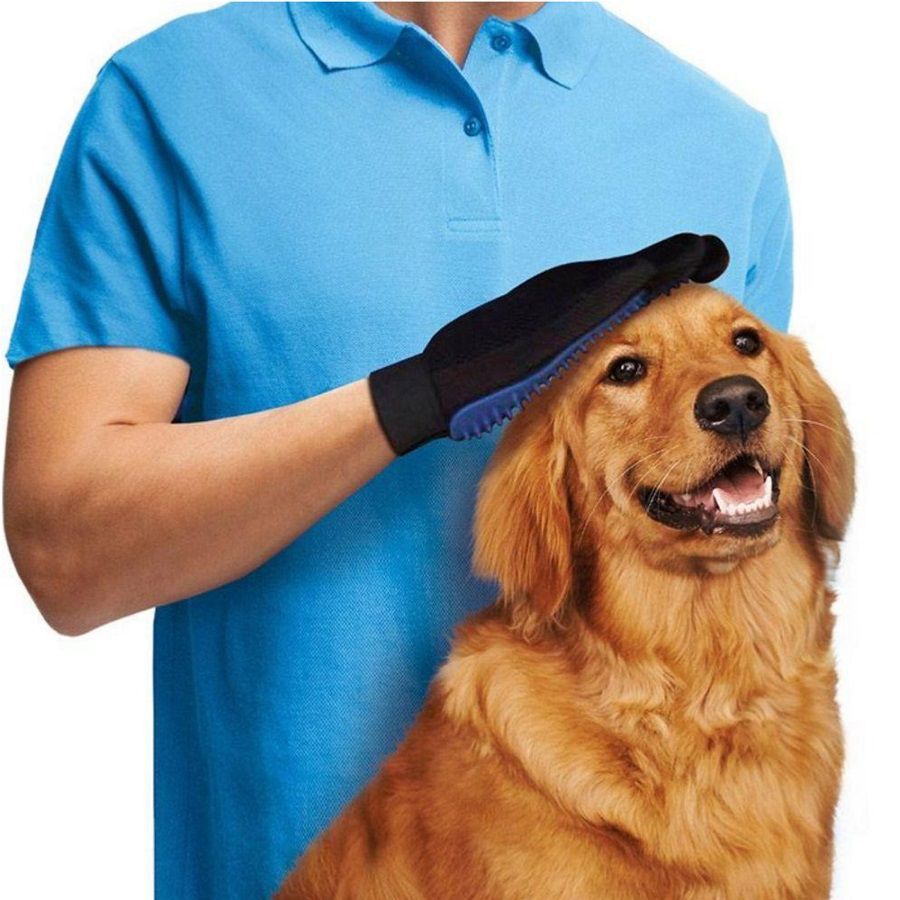 Luva Magica Massageadora Tira Pelos Cães E Gatos Silicone - Imagem 8
