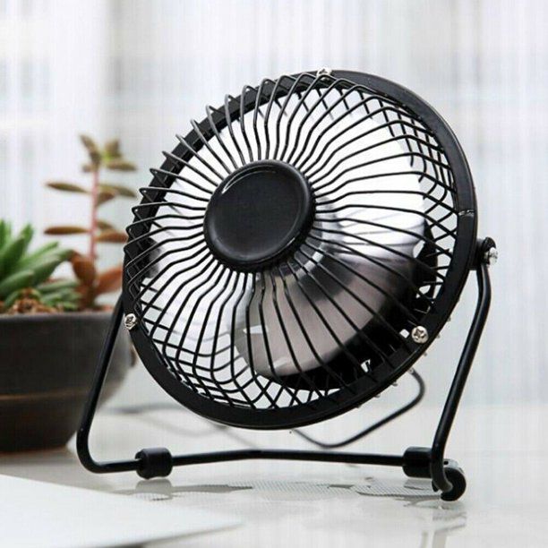 Mini Ventilador Usb Portátil De Mesa Silencioso Articulável - Imagem 3